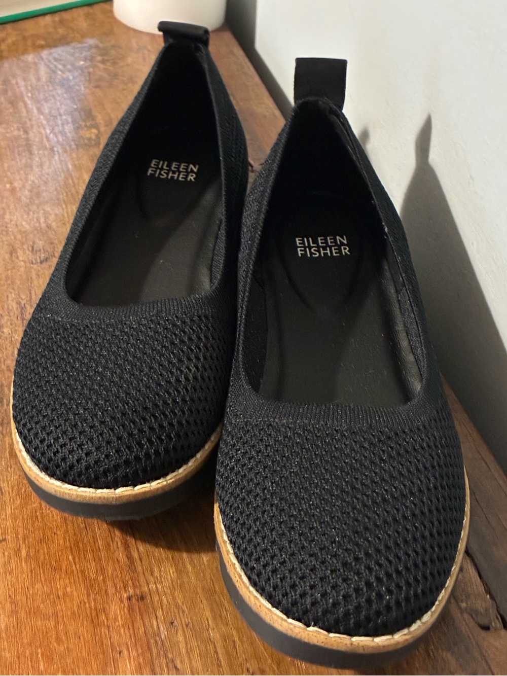 Eileen Fisher Etta slip-on flats in Black